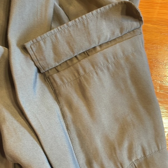 Amanda Green XL drawstring cargo pants and pocketed hooded jacket in army green - Picture 14 of 16